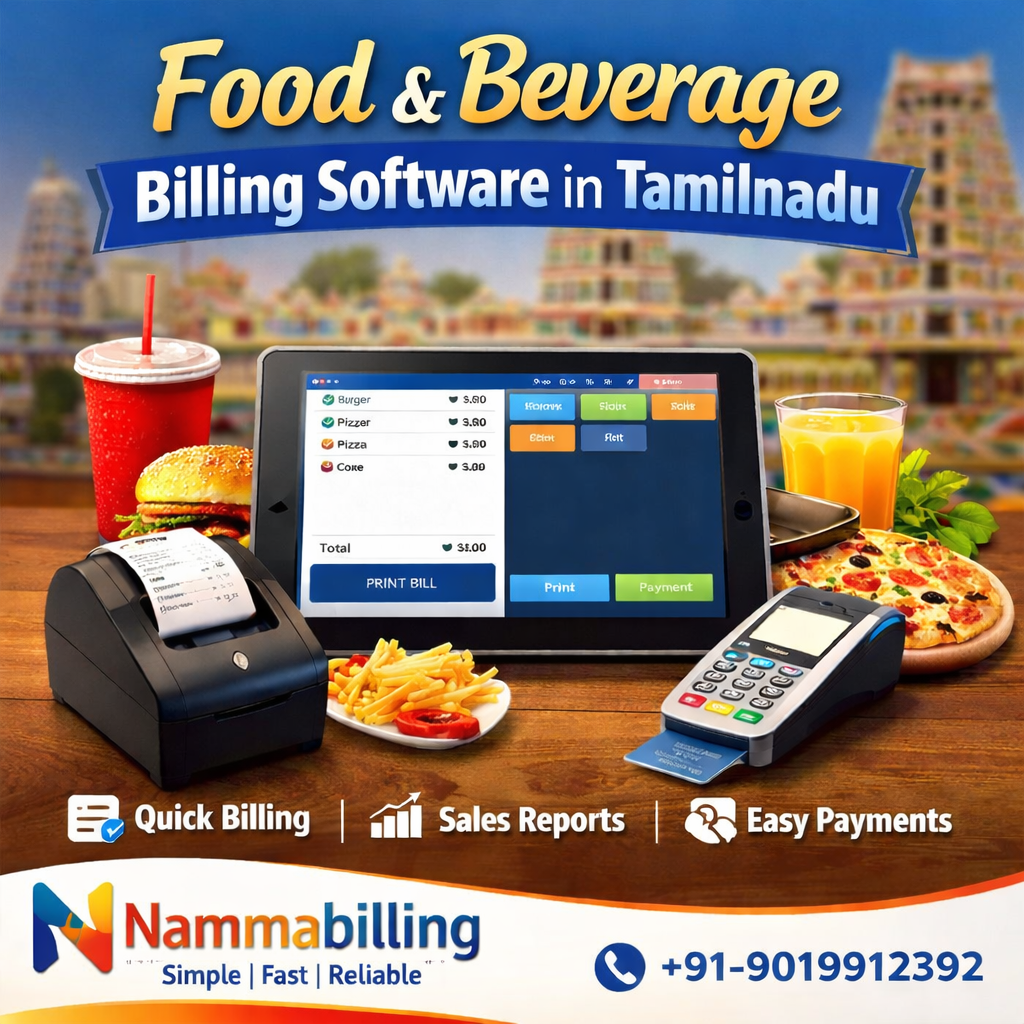 Food and Beverage Billing Software in Tamilnadu